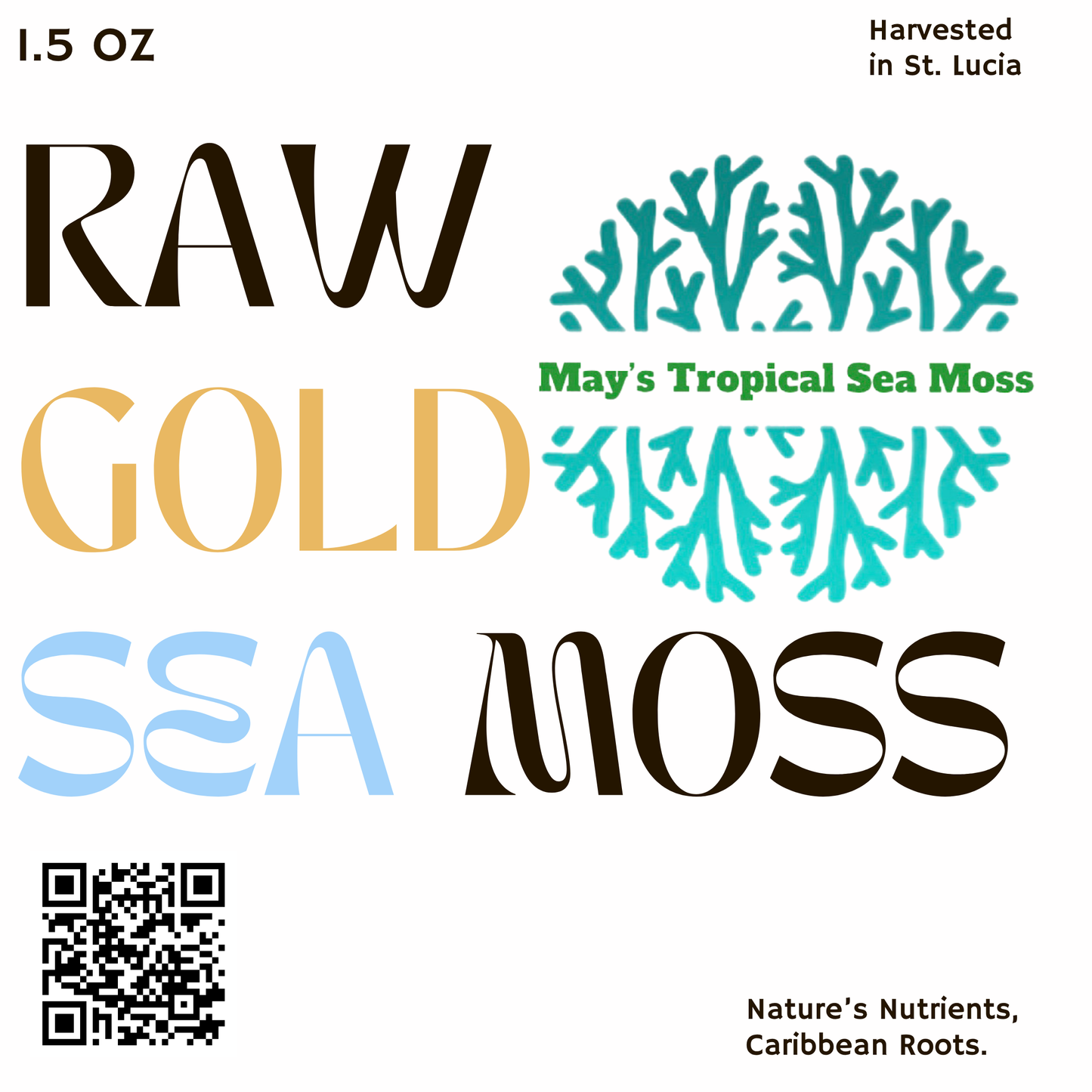 Raw St. Lucian Gold Sea Moss